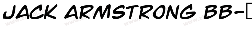 JACK ARMSTRONG BB字体转换